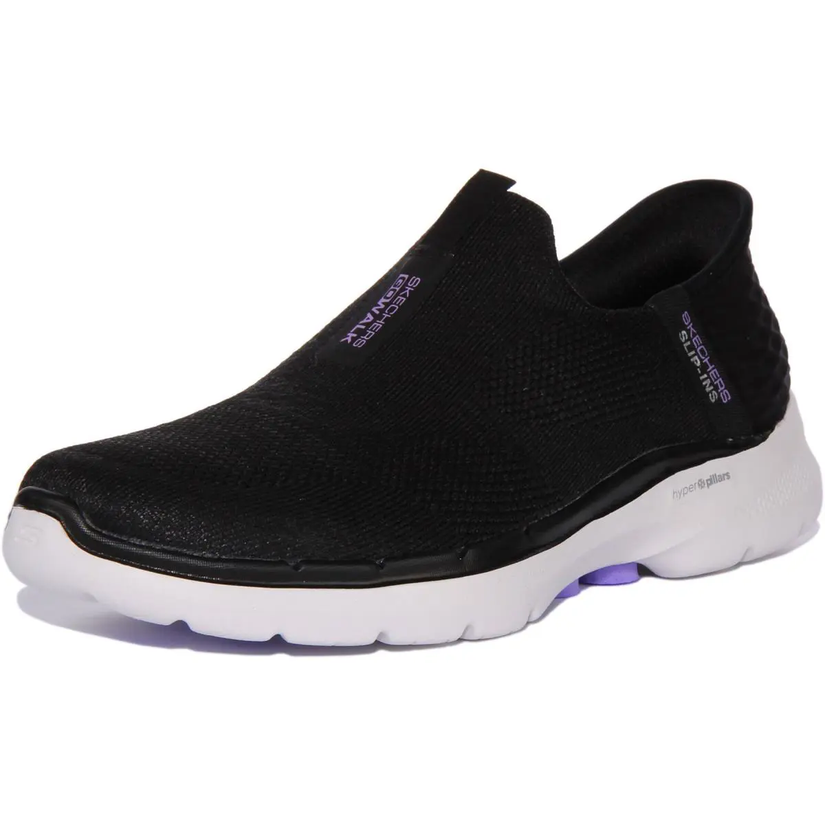 Skechers shoes - BLACK WHITE 4