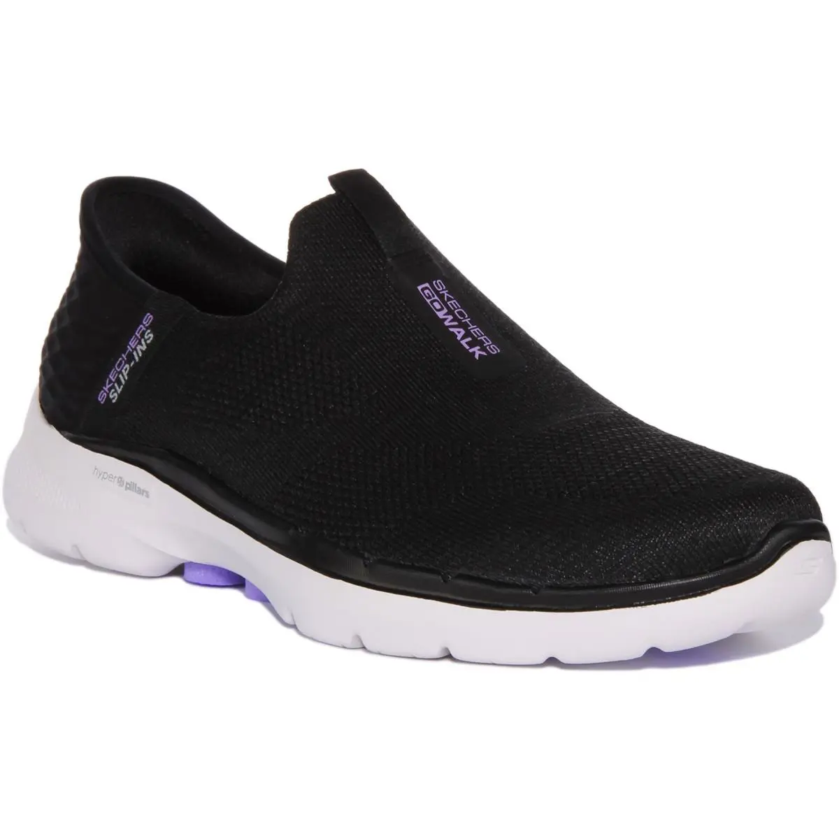 Skechers shoes - BLACK WHITE 5