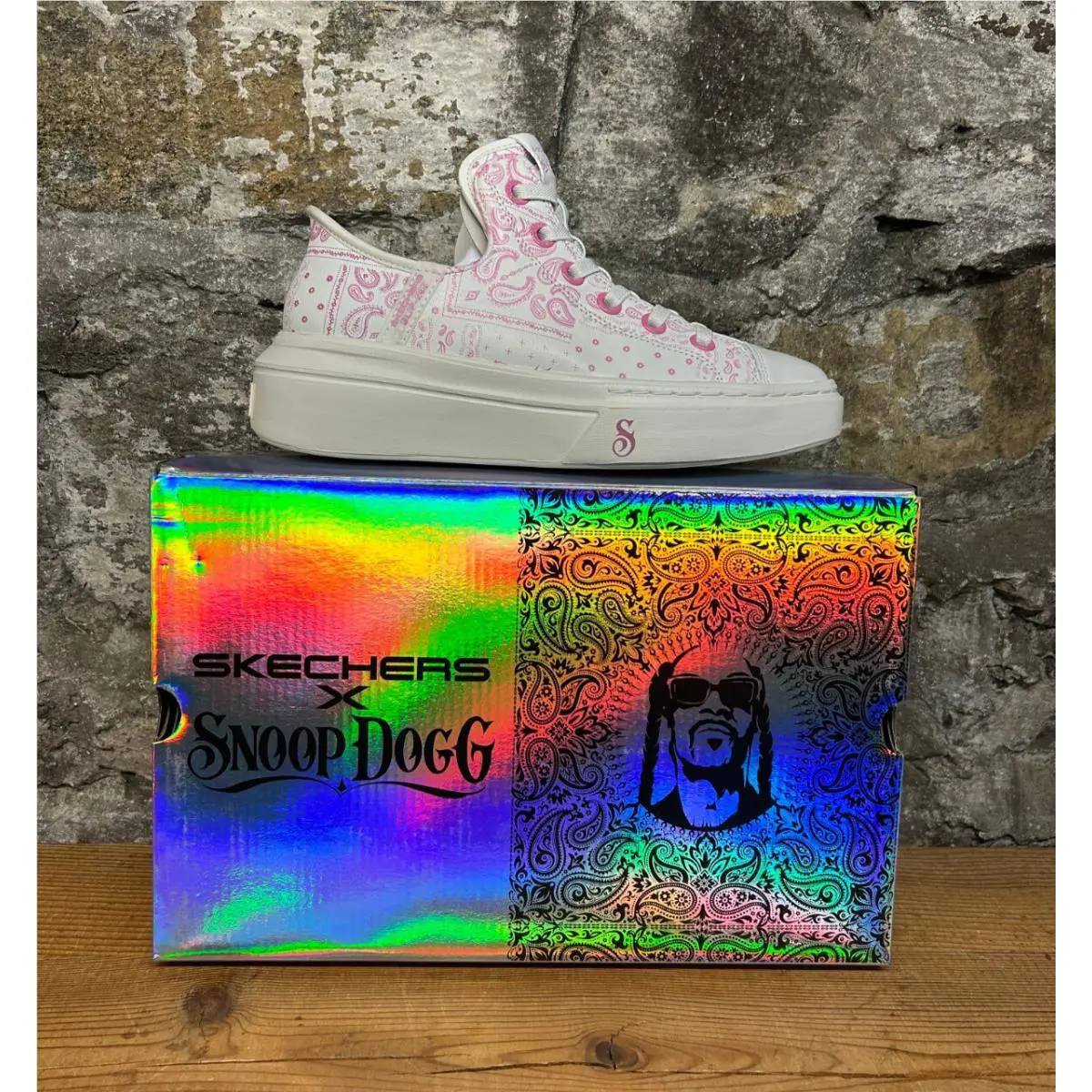 Skechers shoes - OG Leather - Leather - 186002 - White/Pink 3