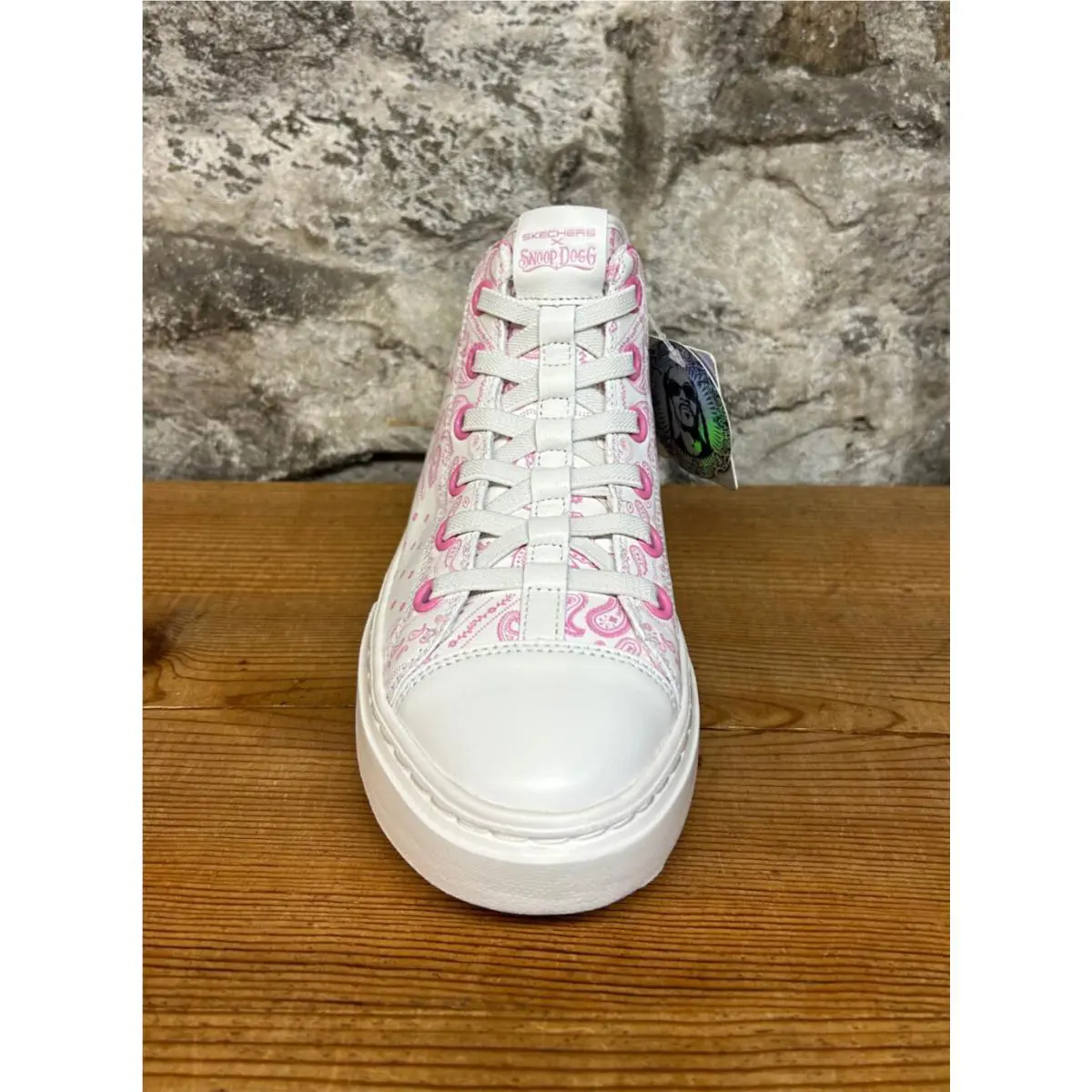 Skechers shoes - OG Leather - Leather - 186002 - White/Pink 8