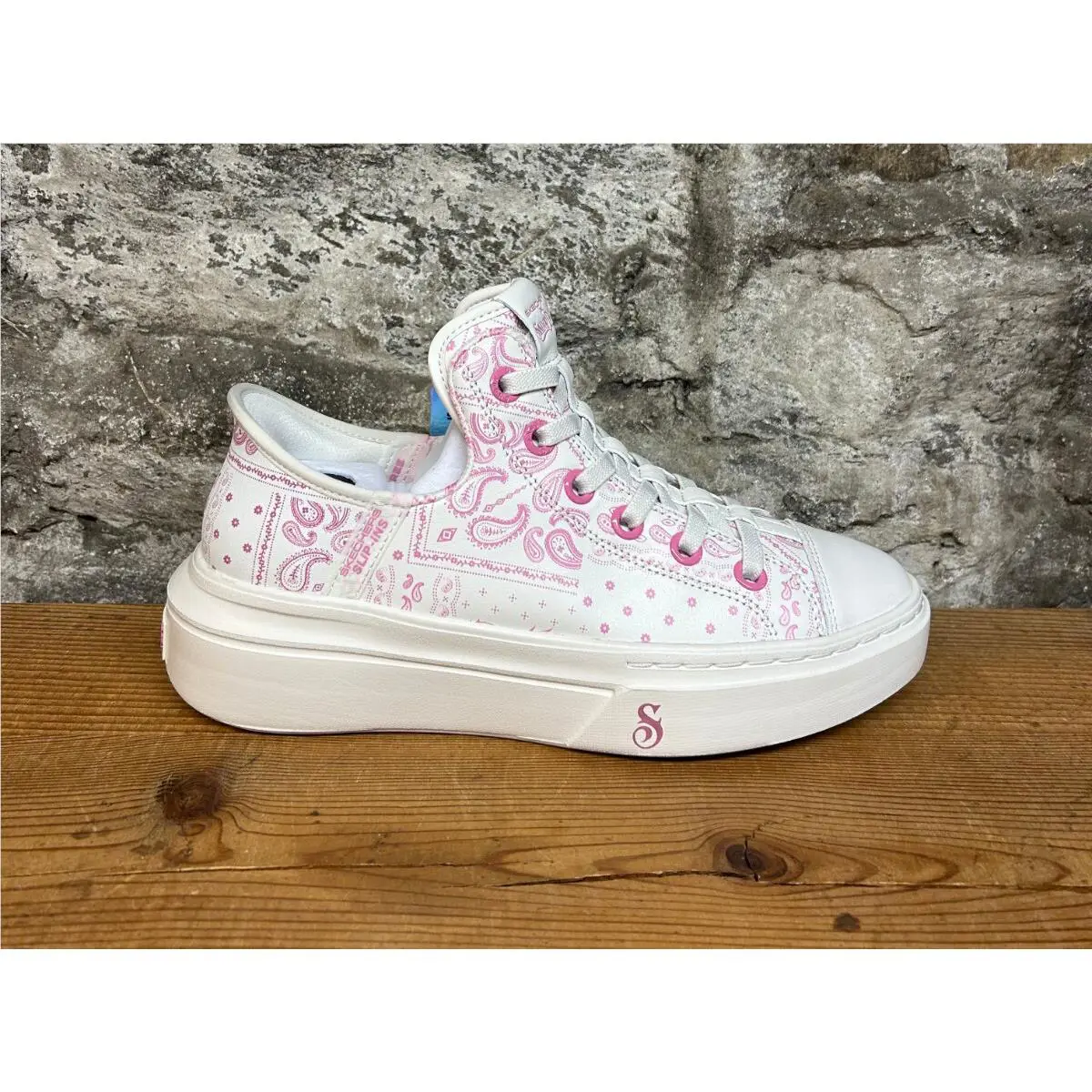 Skechers shoes - OG Leather - Leather - 186002 - White/Pink 5