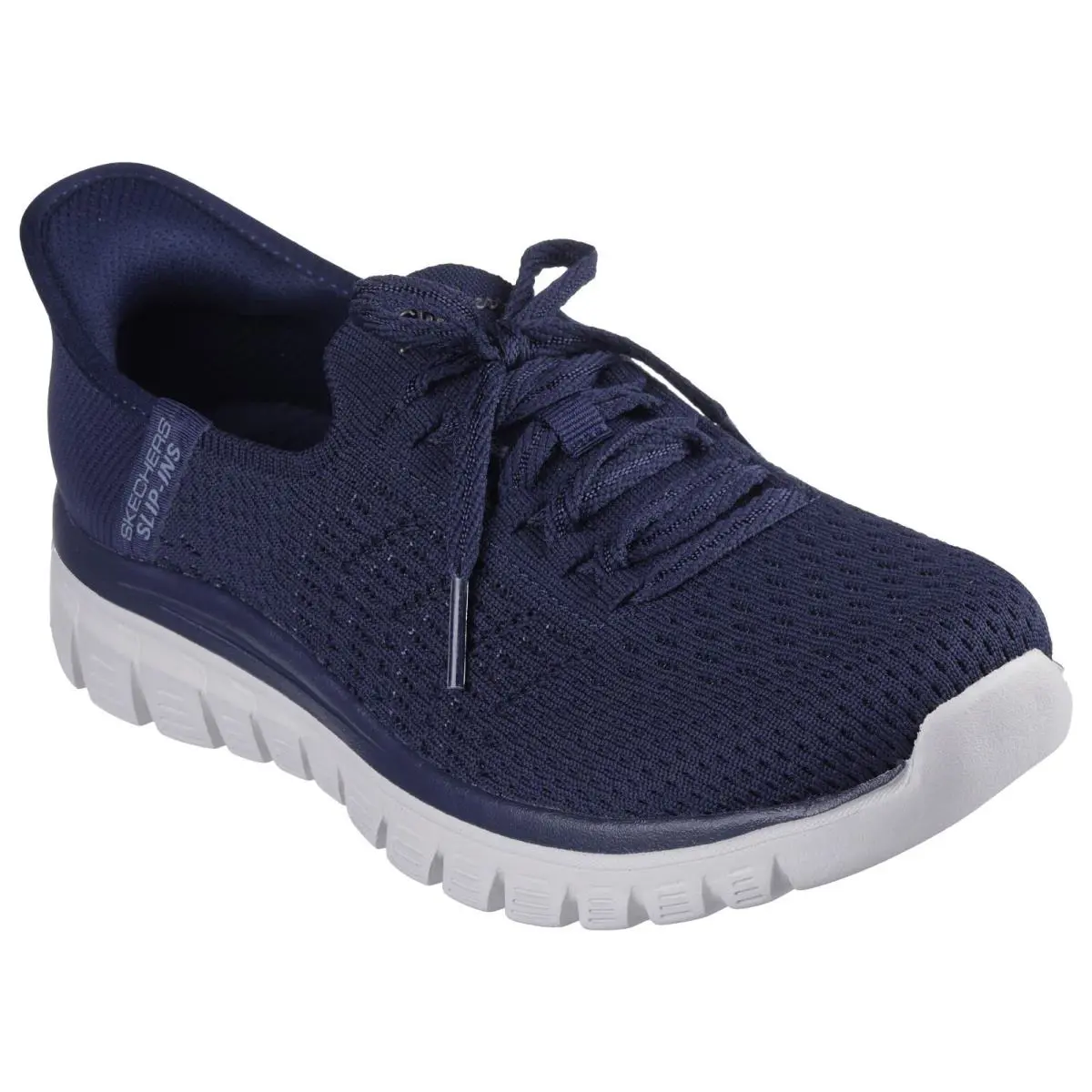 Skechers Women`s Slip-ins Graceful First Blush Sneakers Shoes Style 100736 Navy