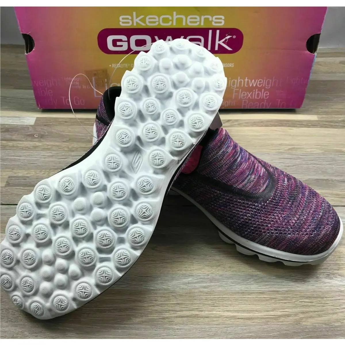 Skechers shoes - Skechers Go Walk - Walk - Multi Knit, Shoe: Multi Knit 4