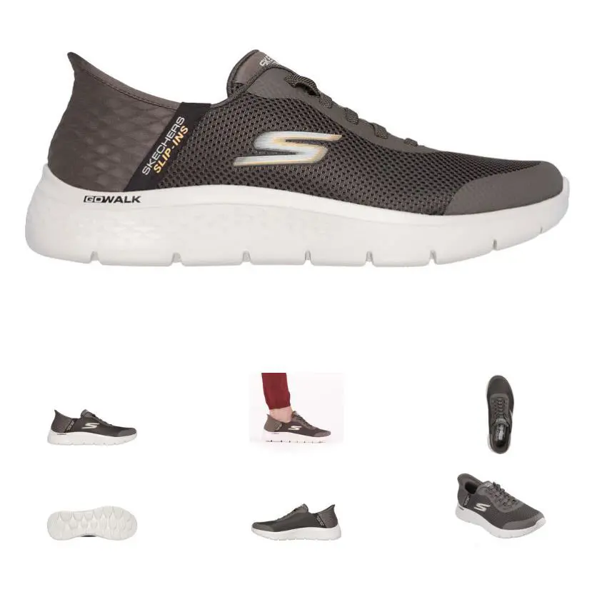 Skechers shoes - Skechers Go Walk Hands Free - 216324 - Brown 3