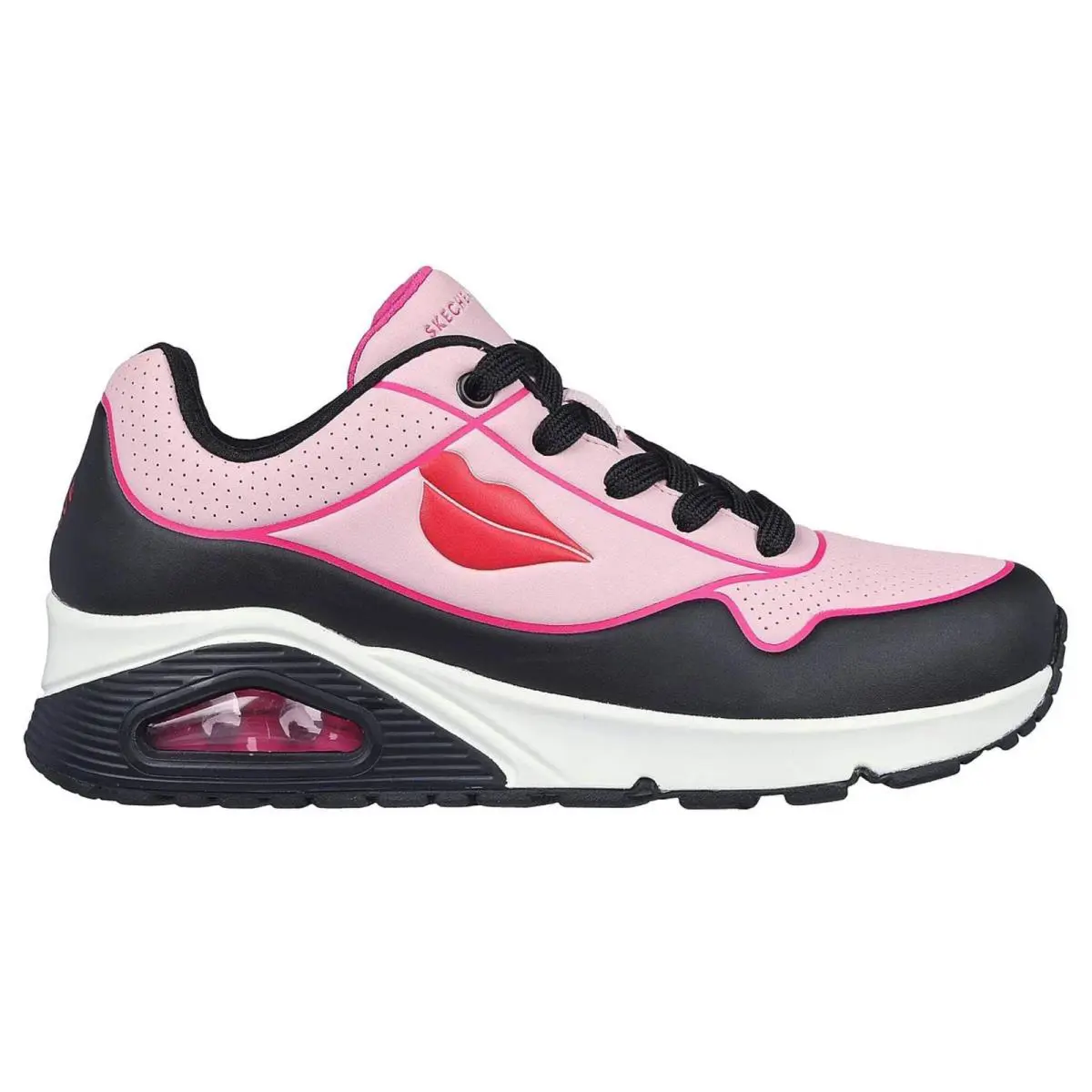 Skechers shoes - UNO Beso - UNO Beso - 177998-BKPK - Black / Pink 0