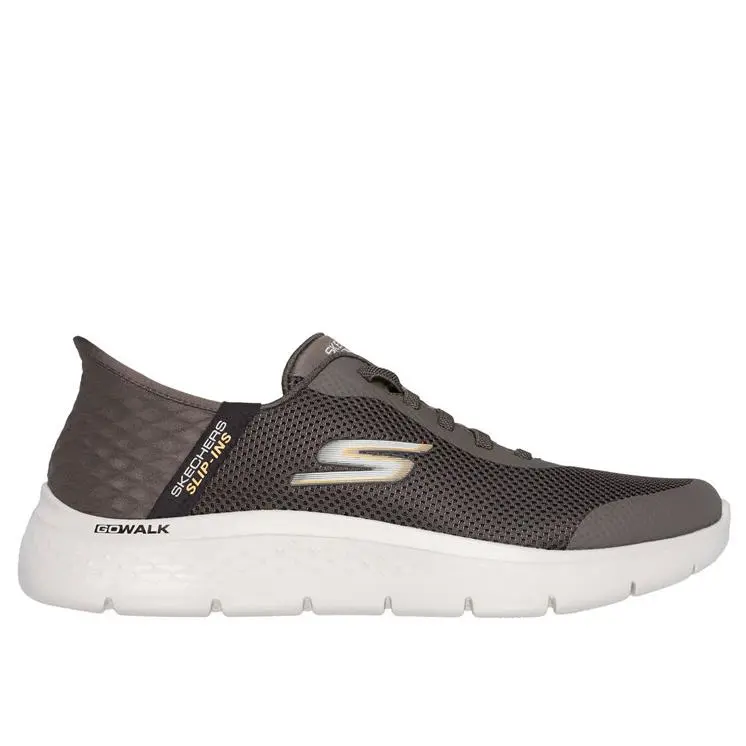 Skechers Go Walk Flex Hands Free Brown Slip-ins Sneaker Men`s Sizes 7-14/NEW XW
