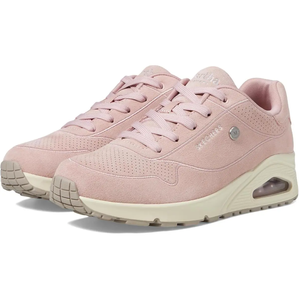 Skechers Womens Uno County Line Martha Stewart Athletic Shoe Casual Sneaker Rose - Rose