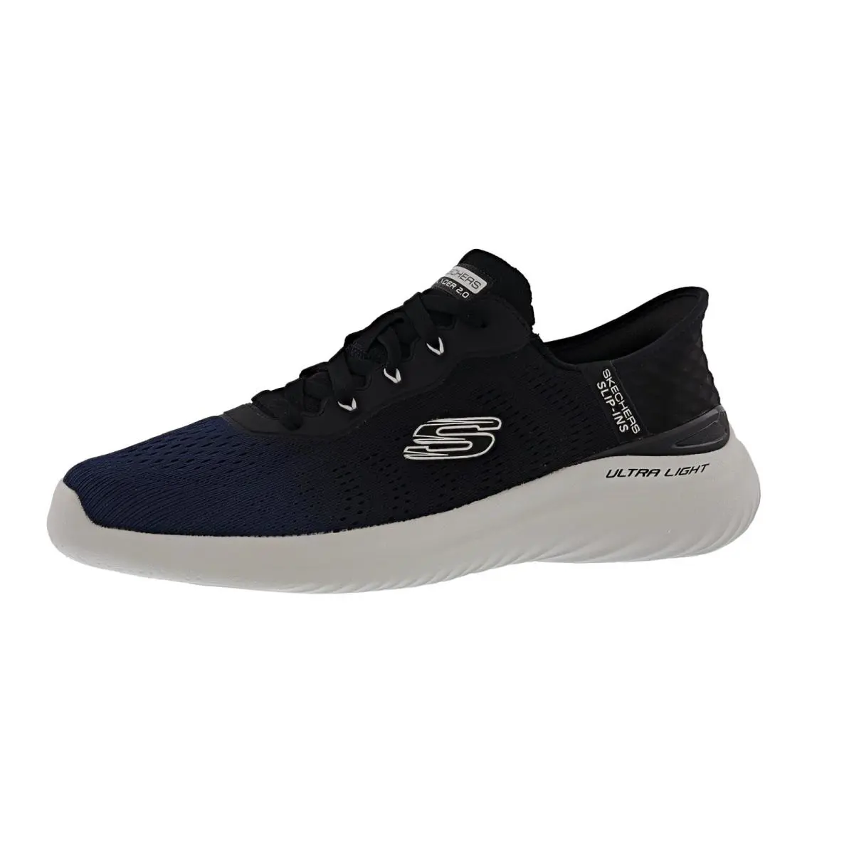 Skechers Men`s Bounder 2.0 Tellem 232928NVBK Walking Shoes - NAVY / BLACK