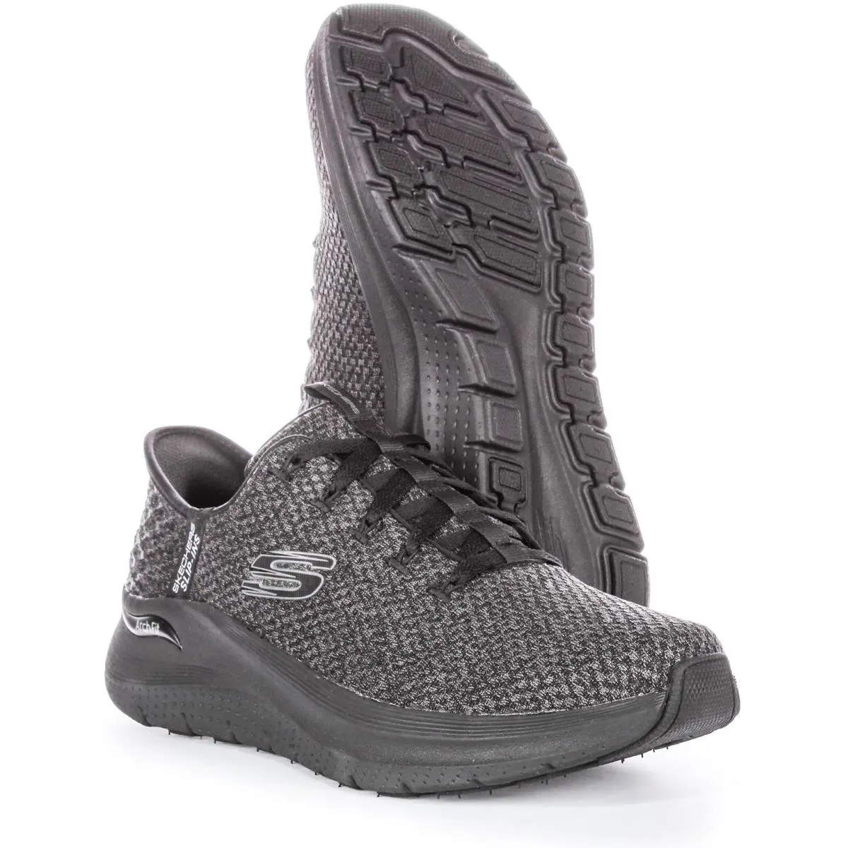 Skechers shoes - BLACK BLACK 3