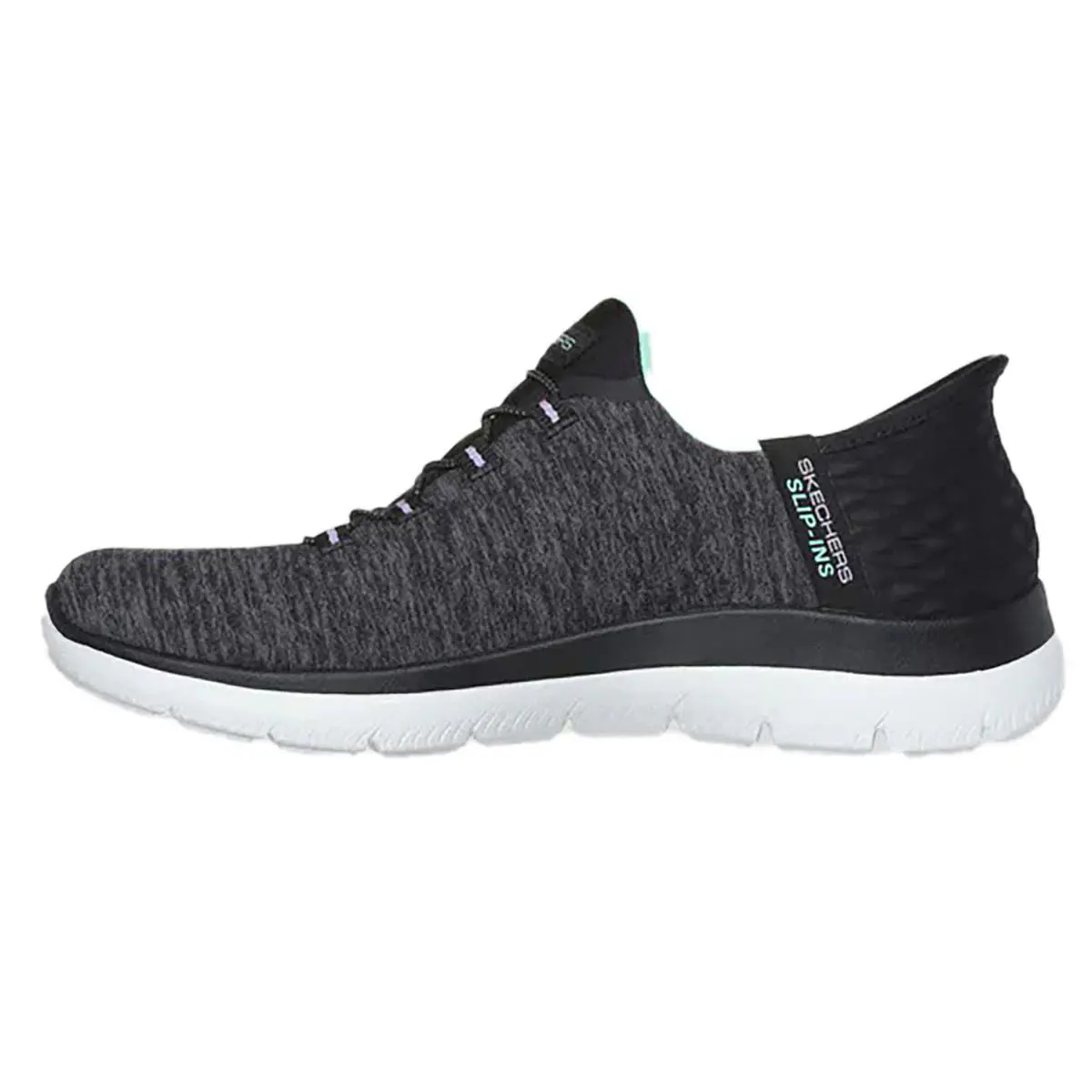 Skechers shoes - SKECHERS Slip-ins Summits Dazzling Haze - Black/Turquoise 0