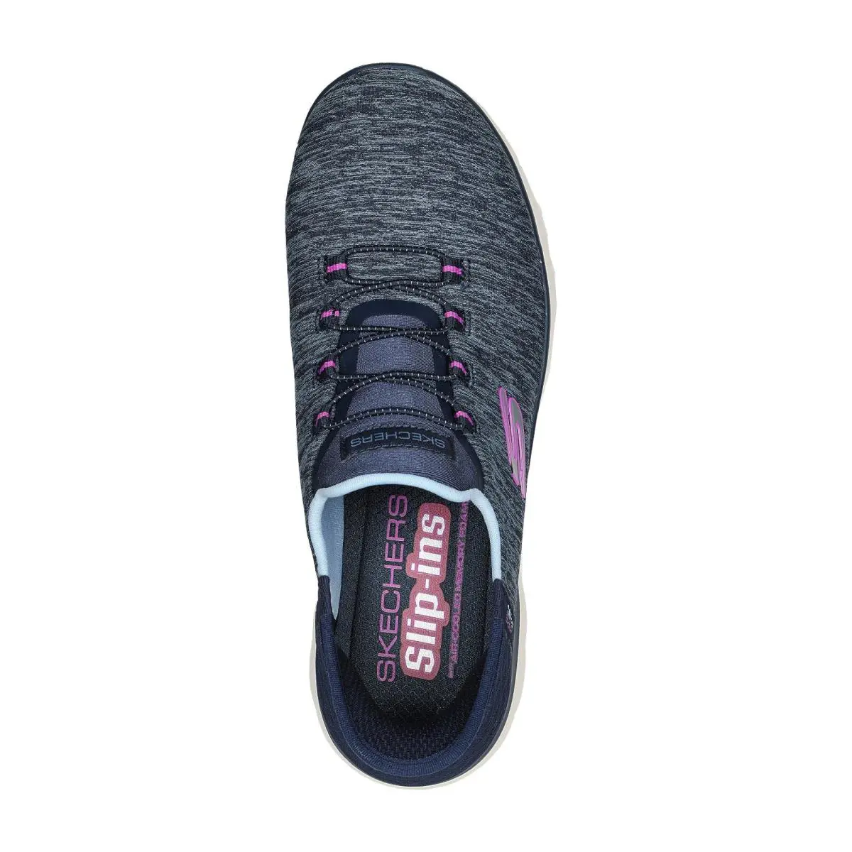 Skechers shoes - SKECHERS Slip-ins Summits Dazzling Haze - Black/Turquoise 12