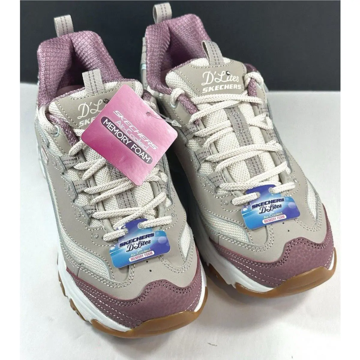 Skechers shoes - SKECHERS D`Lites - Taupe Multi 0