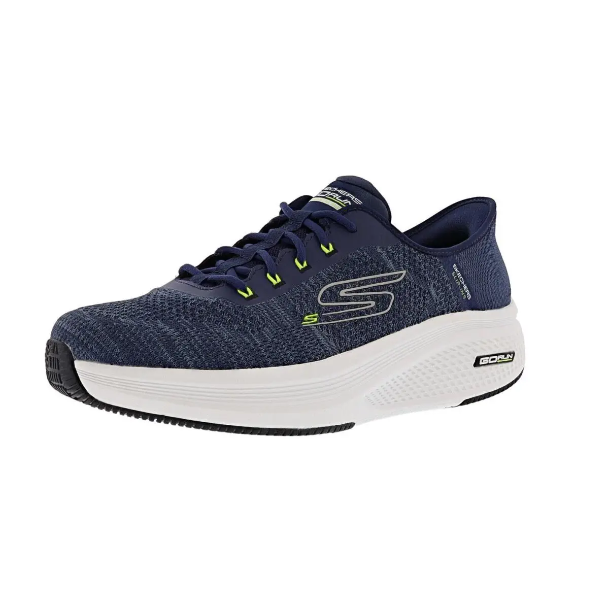 Skechers Men`s Slip-ins: GO Run Elevate 2.0 220852WW/NVY 4E Width Sneakers - NAVY