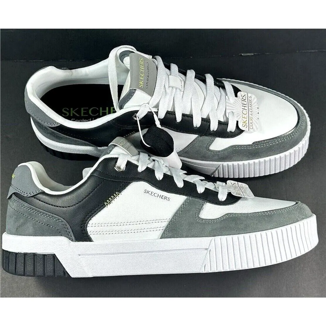 Skechers shoes - Jade Kovos - Jade Kovos - White-Black-Lime 2