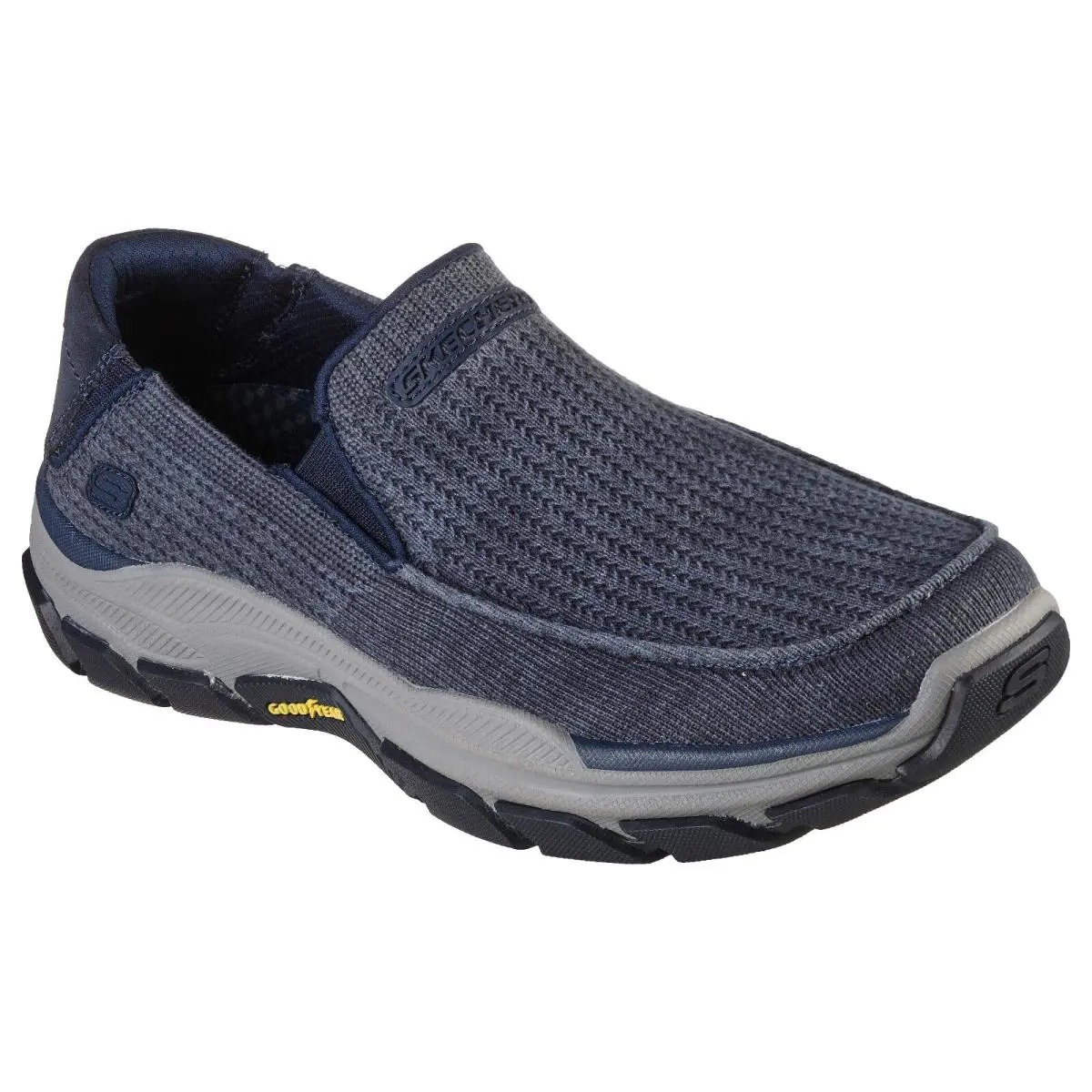 Men`s Skechers Relax Respected Vernon Casual Shoes 204437 /nvy Multi Sizes Navy - Navy