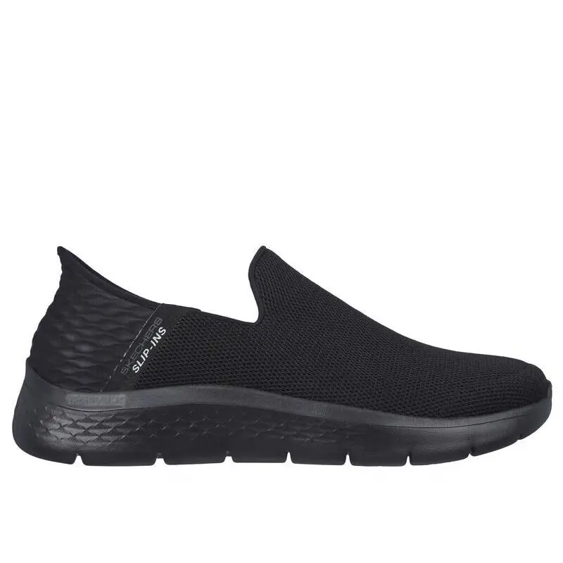Men`s Skechers Hands Free Slip-ins Gowalk Memory Foam 216491 Black Extra Wide - Black