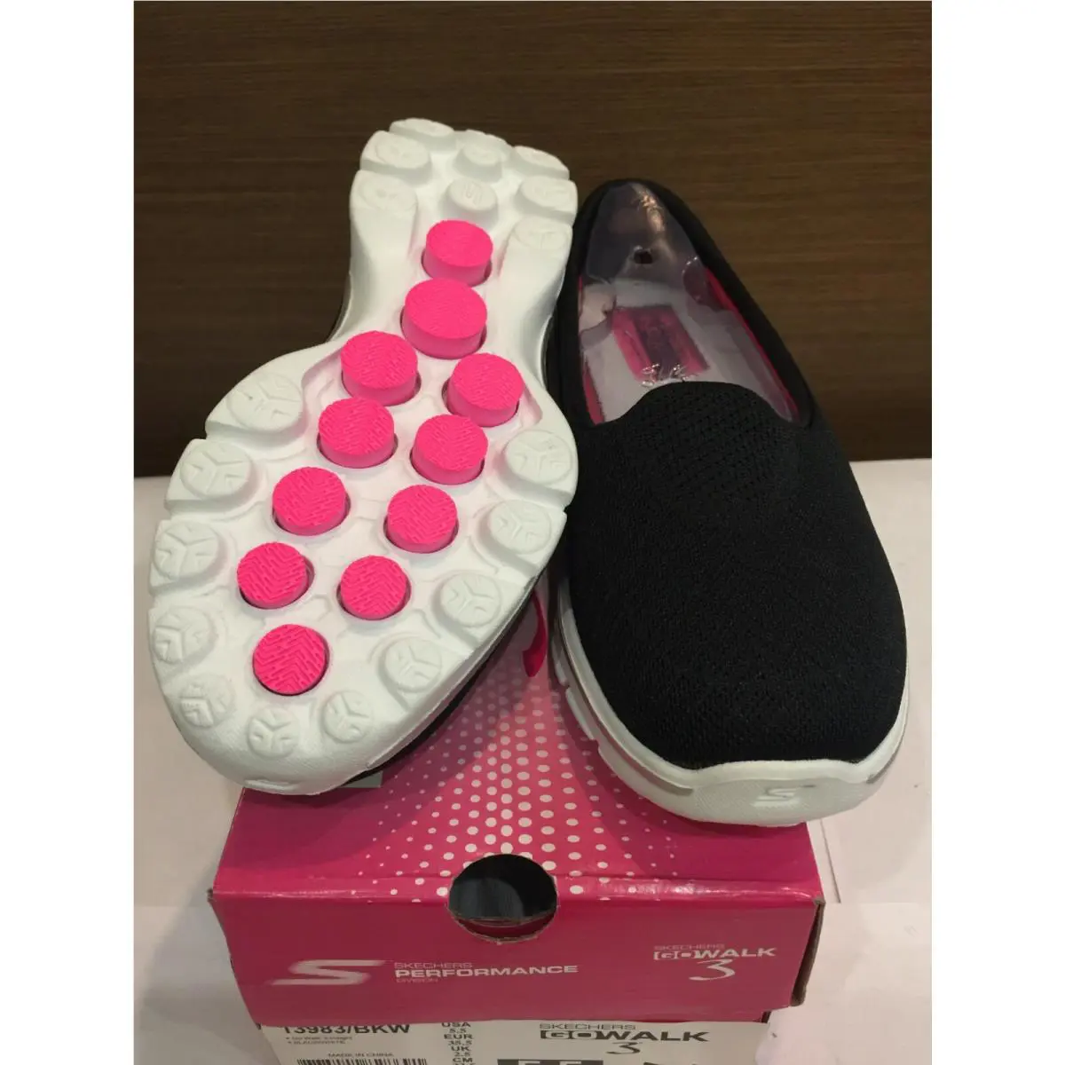 Skechers shoes - GO WALK 3 INSIGHT 13983 - 13983-BKW 0
