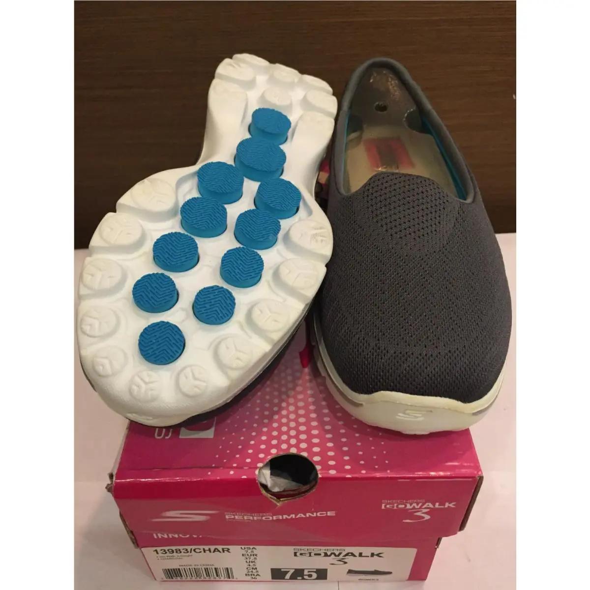 Skechers shoes - GO WALK 3 INSIGHT 13983 - 13983-BKW 11