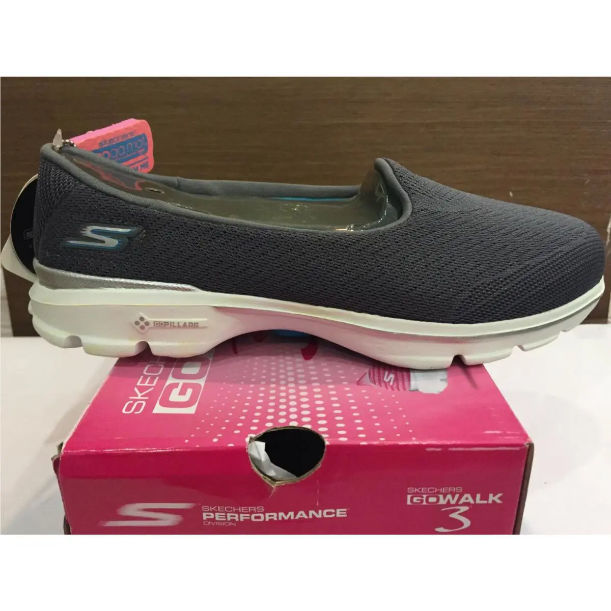 Skechers shoes - GO WALK 3 INSIGHT 13983 - 13983-BKW 12