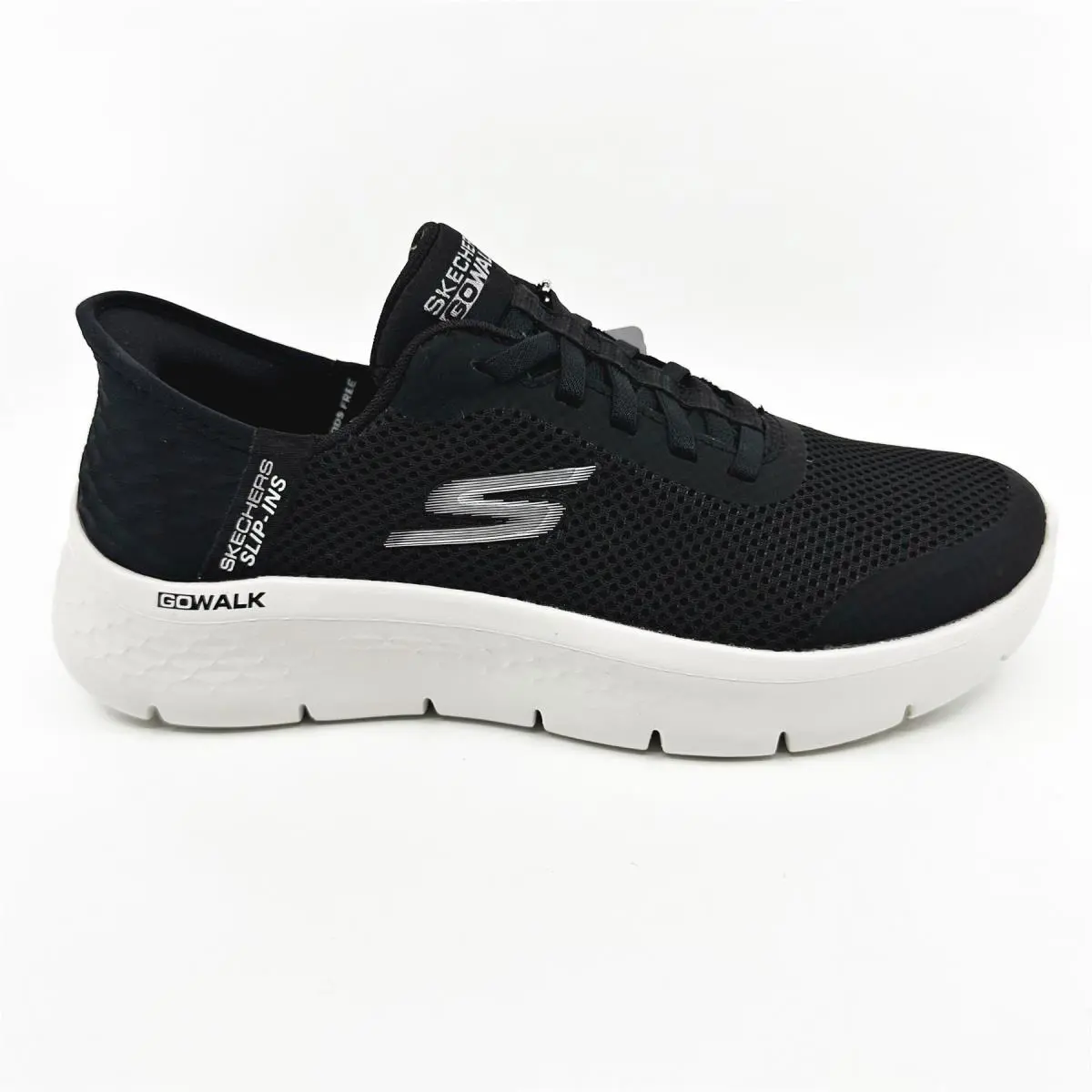 Skechers shoes - Skechers Go Walk Flex - Walk Flex - 124836 BKW - Black, Manufacturer: Black White 0