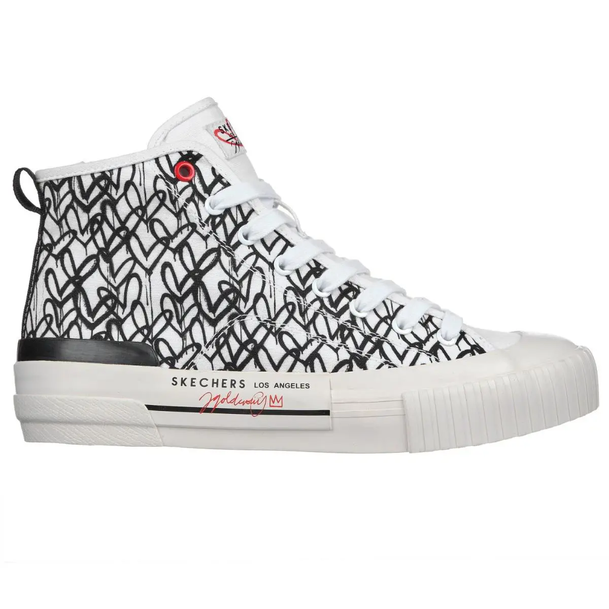 Skechers shoes - New Moon - Lost in Love - 155522 - White/Black 4