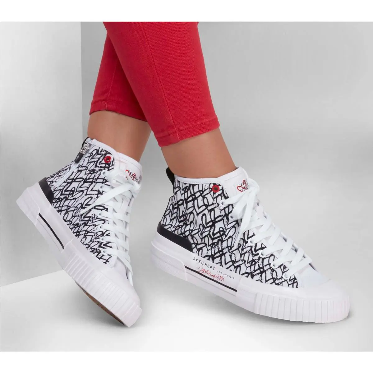 Skechers shoes - New Moon - Lost in Love - 155522 - White/Black 0