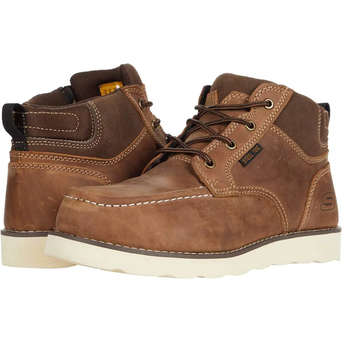 Skechers shoes - Skechers Work Relaxed Fit - Work Relaxed Fit - Dark Brown 23