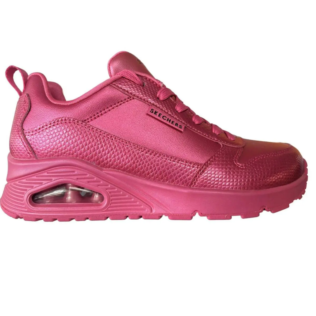 Skechers Women`s 177107 Street Uno-slither and Shine Magenta Casual Shoes - Magenta