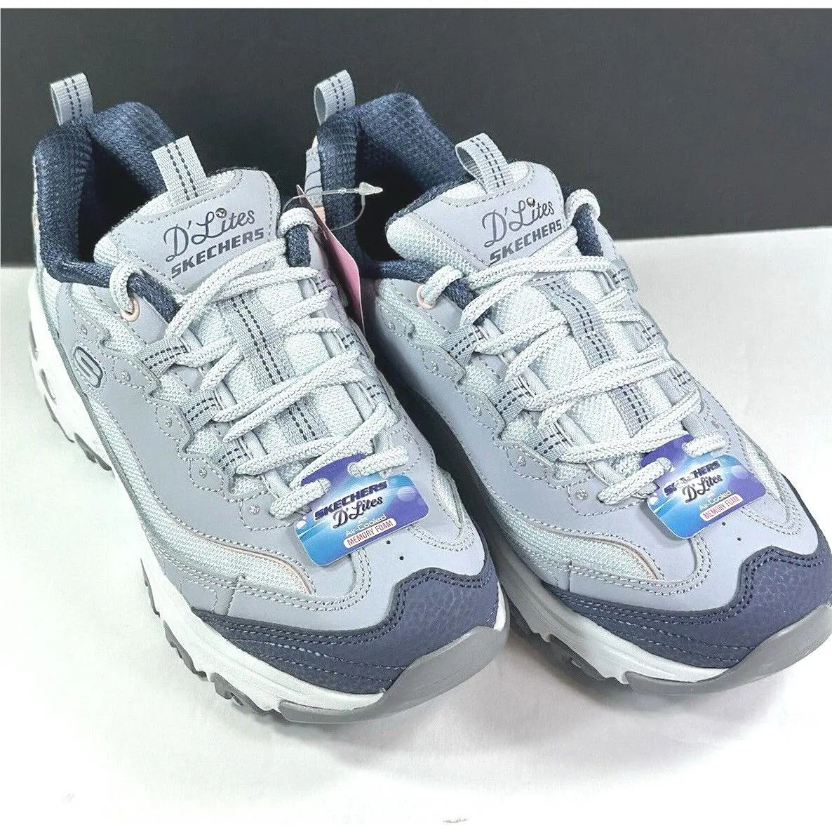 Skechers shoes - SKECHERS D`Lites - Light Blue Multi 0