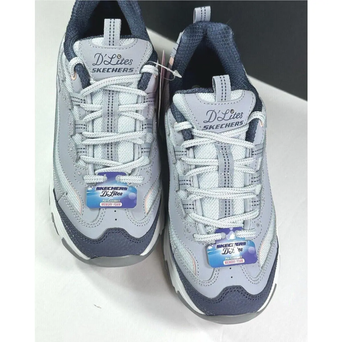Skechers shoes - SKECHERS D`Lites - Light Blue Multi 5