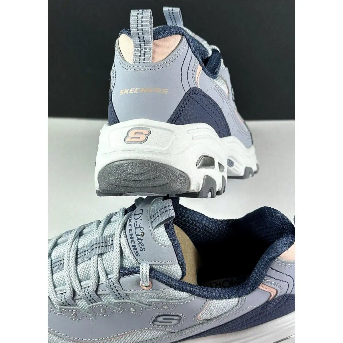 Skechers shoes - SKECHERS D`Lites - Light Blue Multi 6