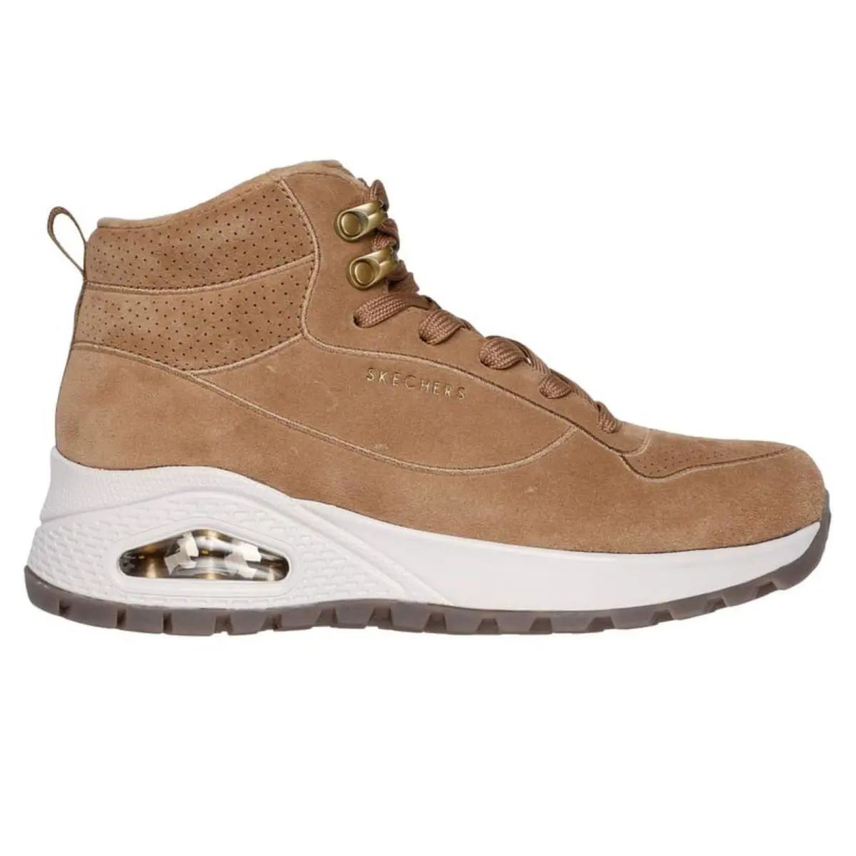 Skechers Women`s 177174 Uno Rugged - Glamorous Terrain Chesnut Casual Shoes - Chestnut