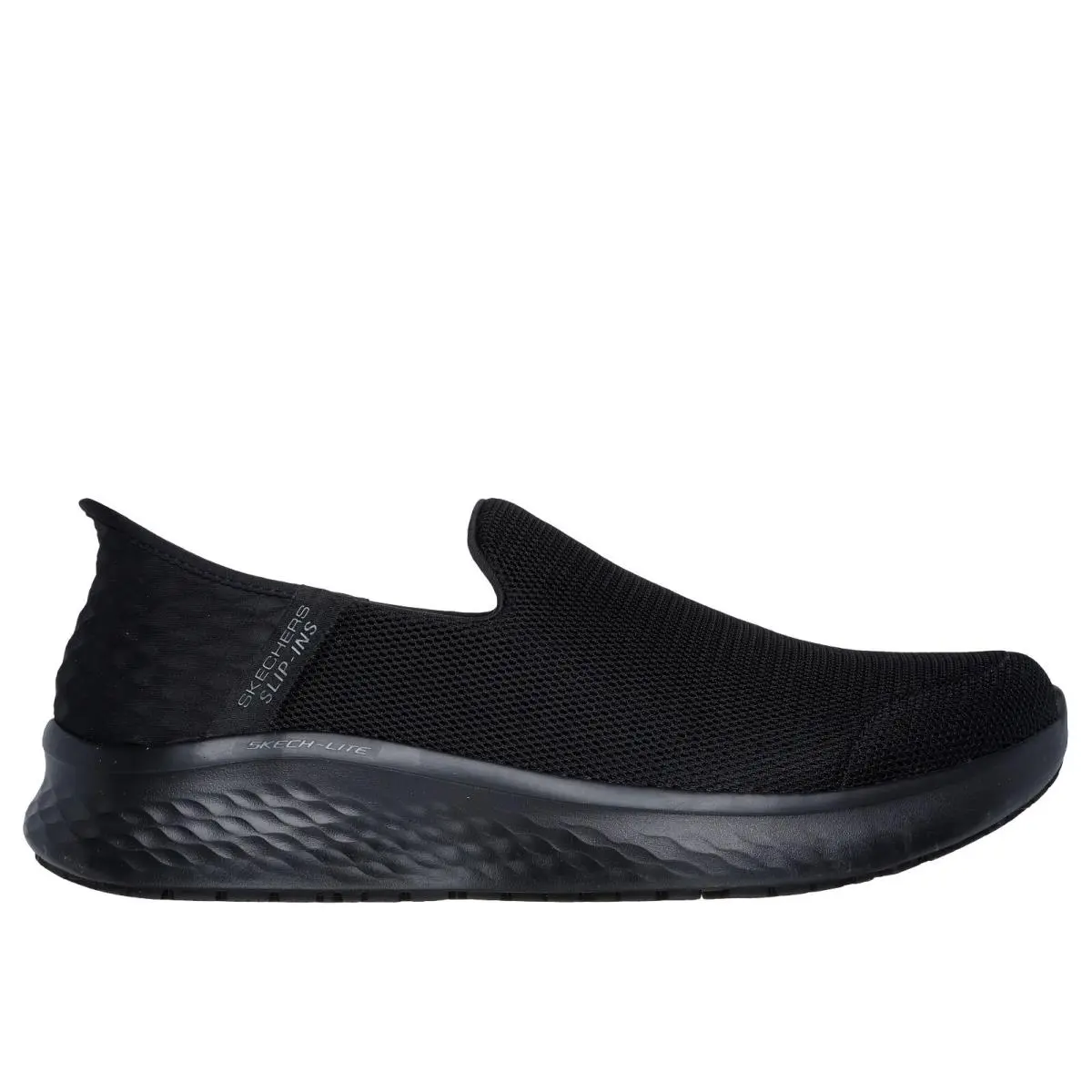 Skechers Shoes Work Slip Ins Men Black Slip Resistant Slip On Memory Foam 200281