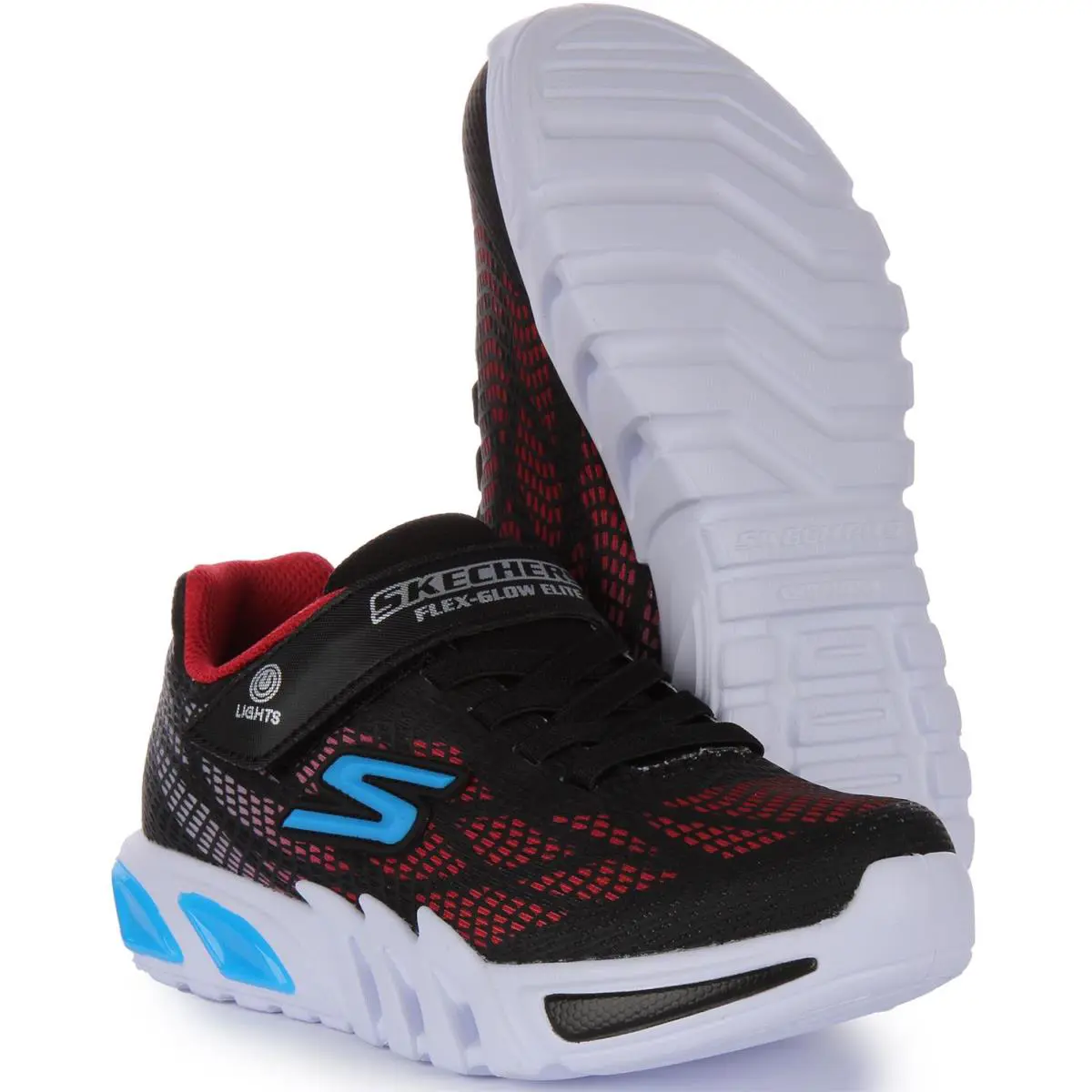 Skechers shoes - BLACK RED 3