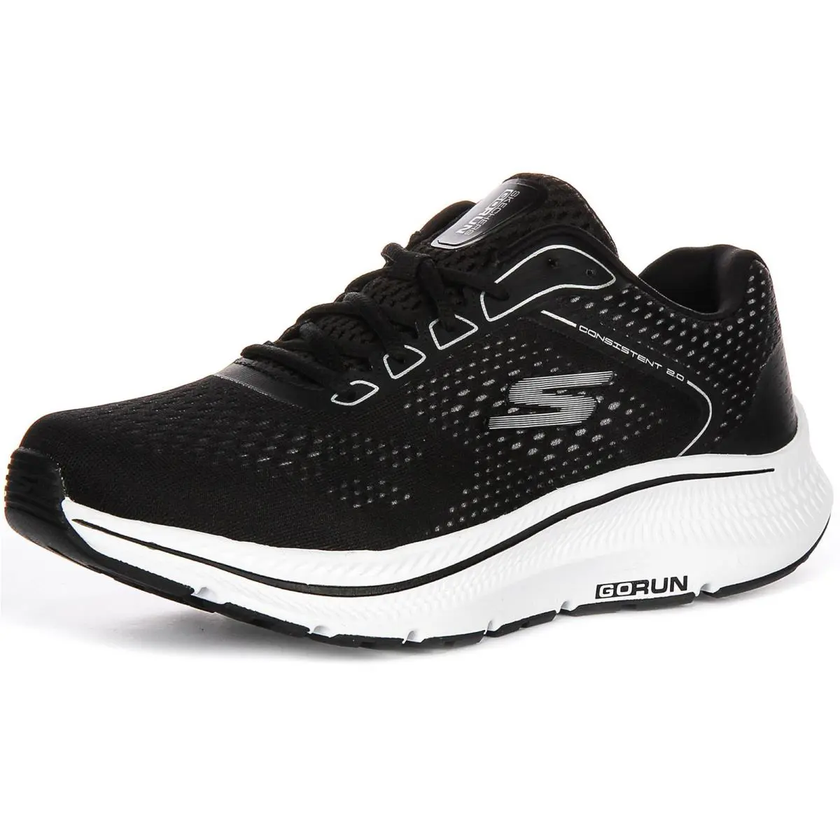Skechers shoes - BLACK WHITE 4