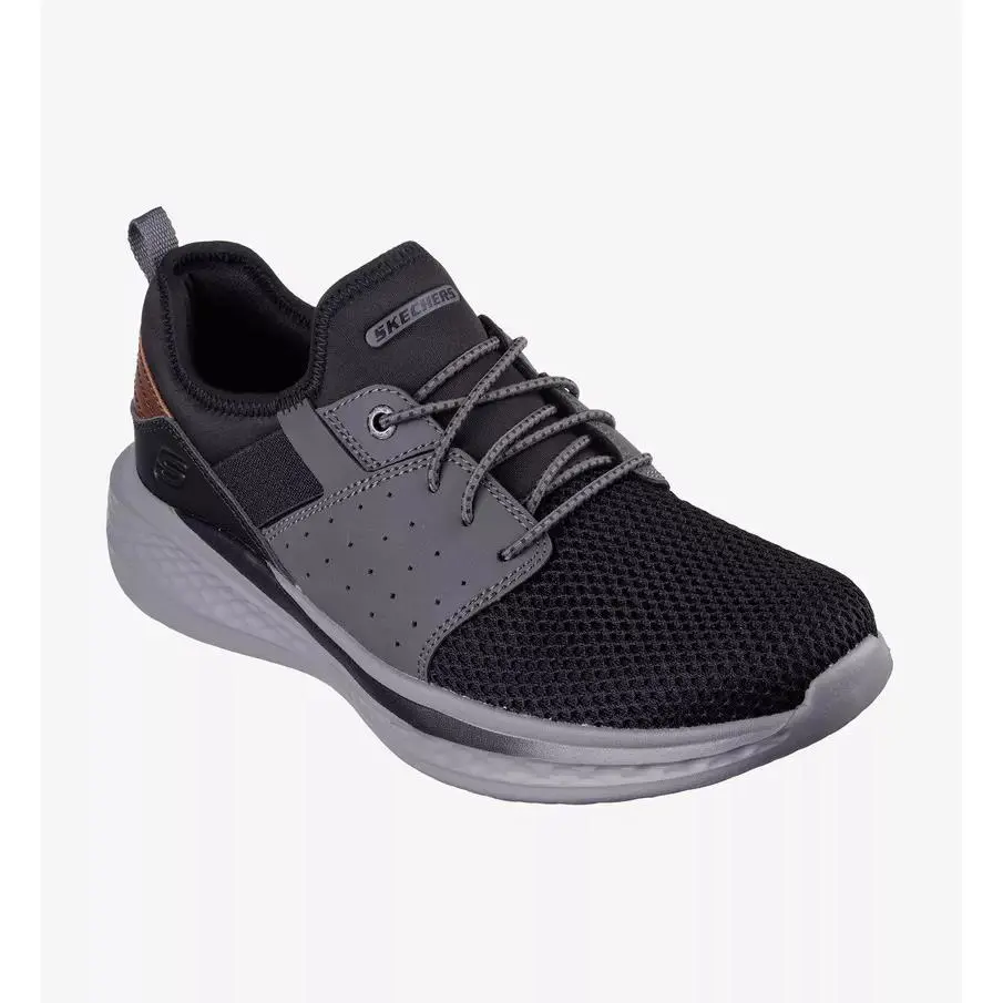 Skechers shoes - Skechers Slade-Raymar - 210809-BKGY - Black Grey Mesh 18