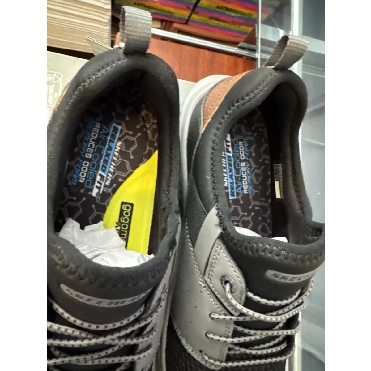 Skechers shoes - Skechers Slade-Raymar - 210809-BKGY - Black Grey Mesh 7