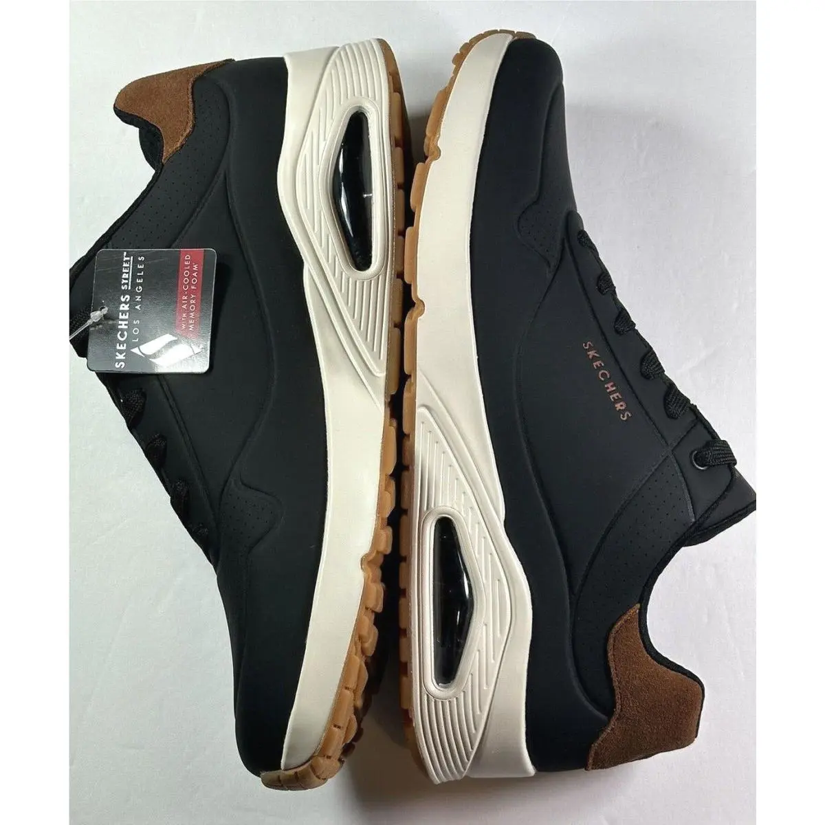 Skechers shoes - SUITED ON AIR - SUITED AIR - Black/Blue 17