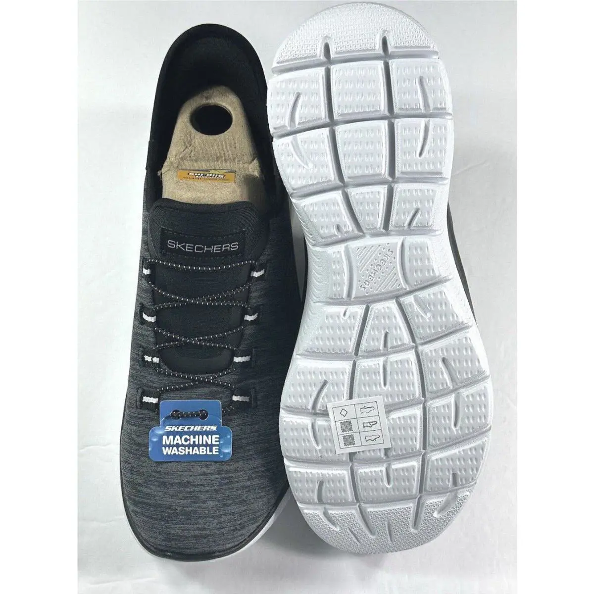 Skechers shoes - Skechers Slip Ins - Slip Ins - Black-White 1