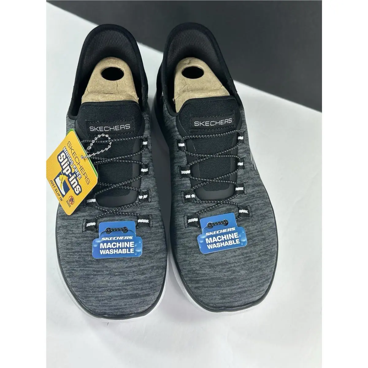 Skechers shoes - Skechers Slip Ins - Slip Ins - Black-White 5