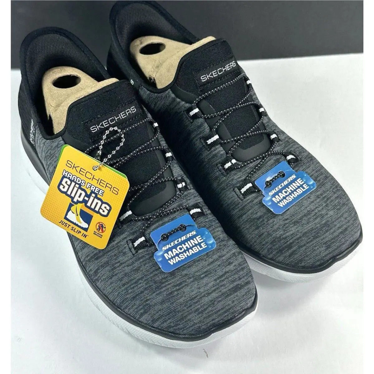 Skechers shoes - Skechers Slip Ins - Slip Ins - Black-White 15