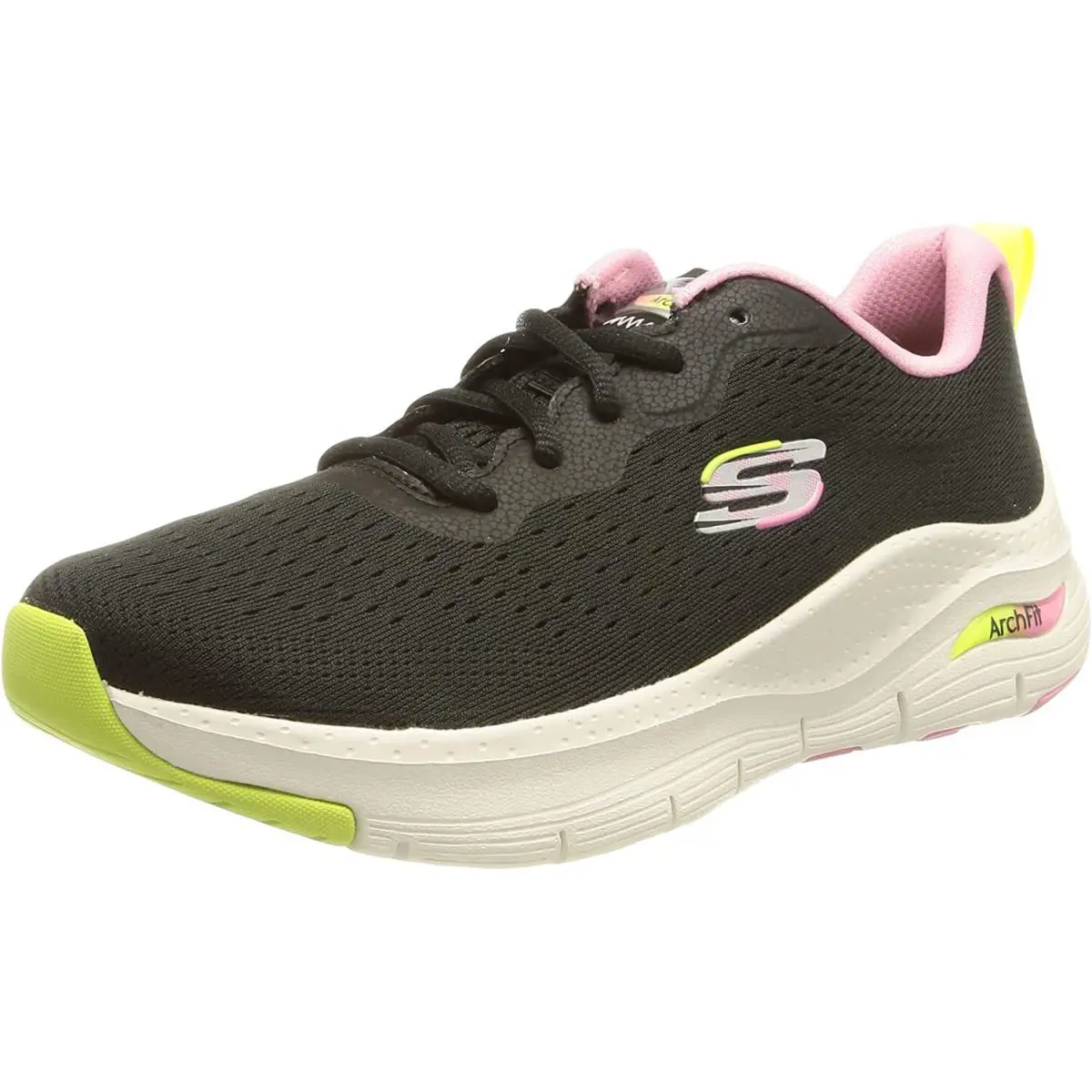Womens Arch Fit Infinity Cool Running Shoes Black/multi Walker Sneakers by Skechers