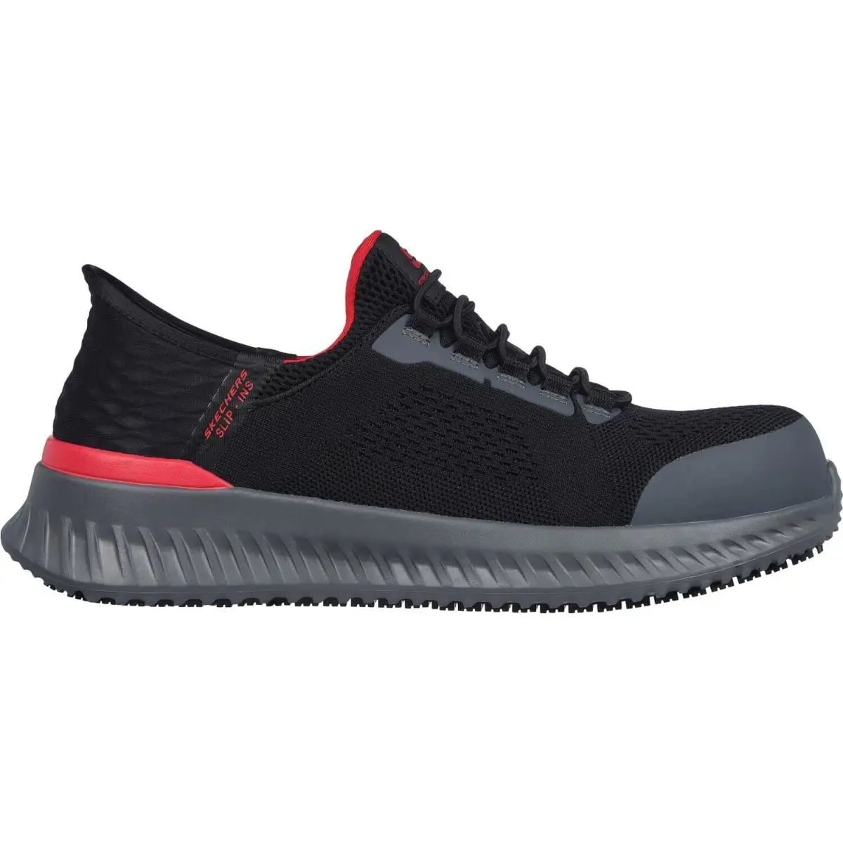 Skechers shoes - Skechers Work - Work - 200206 - Black/Red 2