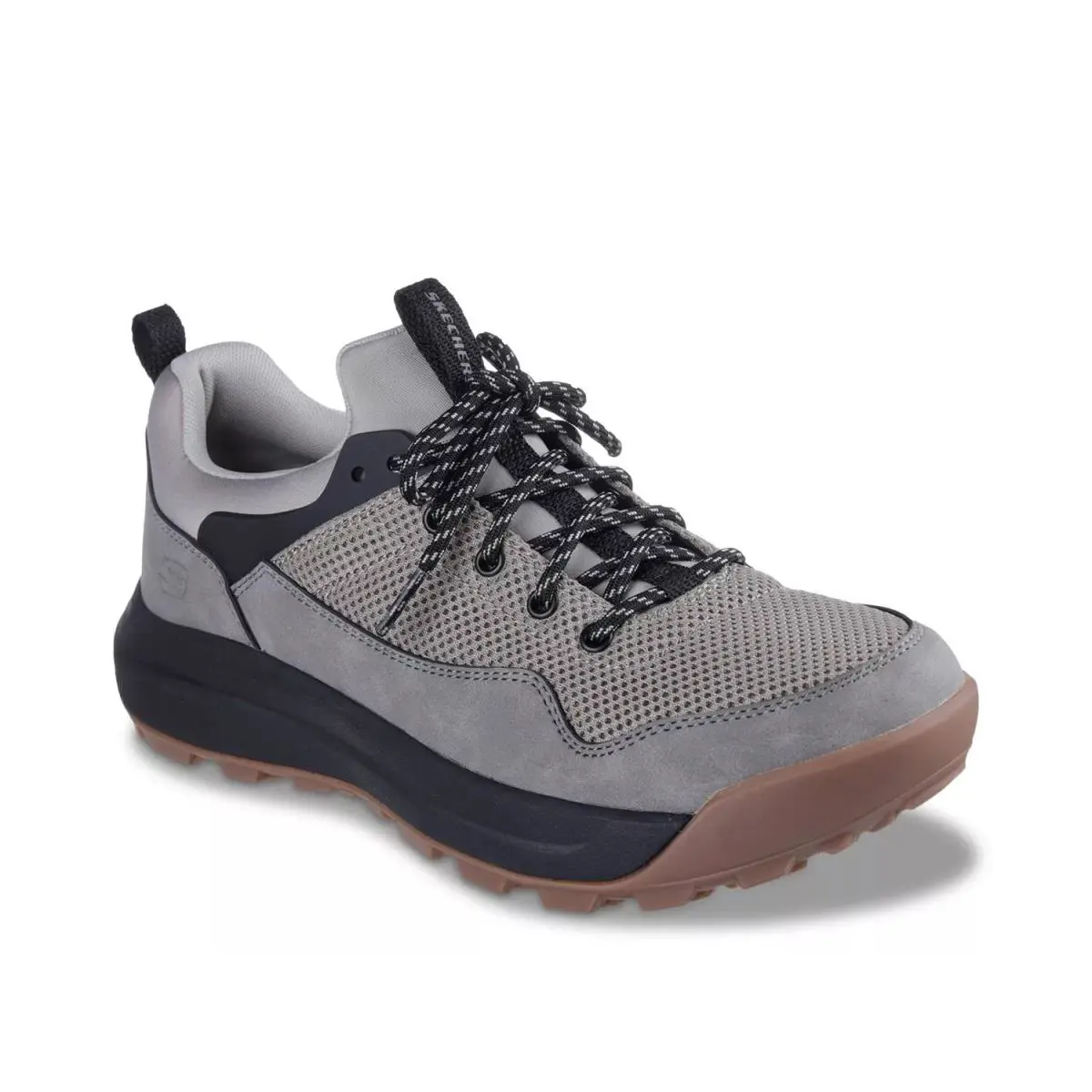 Man`s Walking Shoes Skechers Cambert Herder Sneaker - Grey