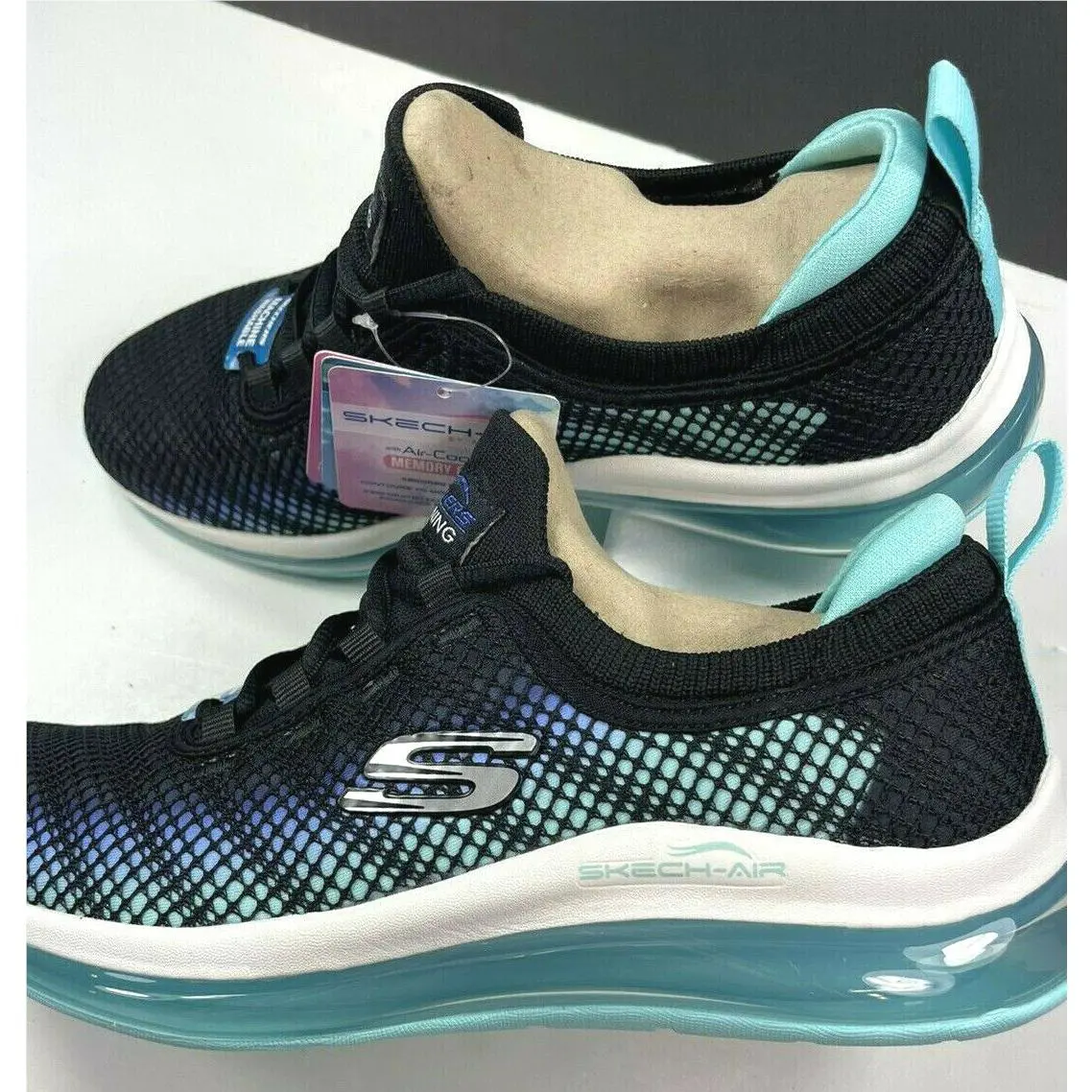 Skechers shoes - Vivid Blush - Vivid Blush - Skech Air - BLACK-BLUE 16