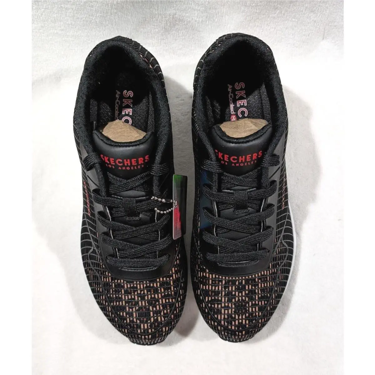 Skechers shoes - Skechers Street Uno Wild N Free - 155594 - Black/Leopard 1
