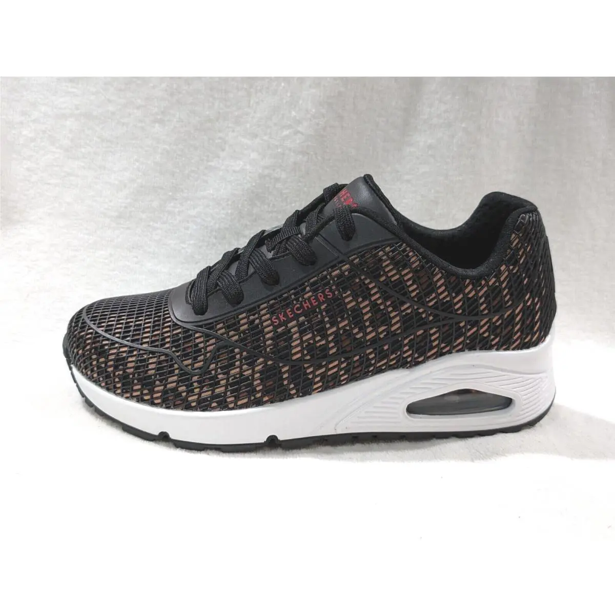 Skechers shoes - Skechers Street Uno Wild N Free - 155594 - Black/Leopard 5