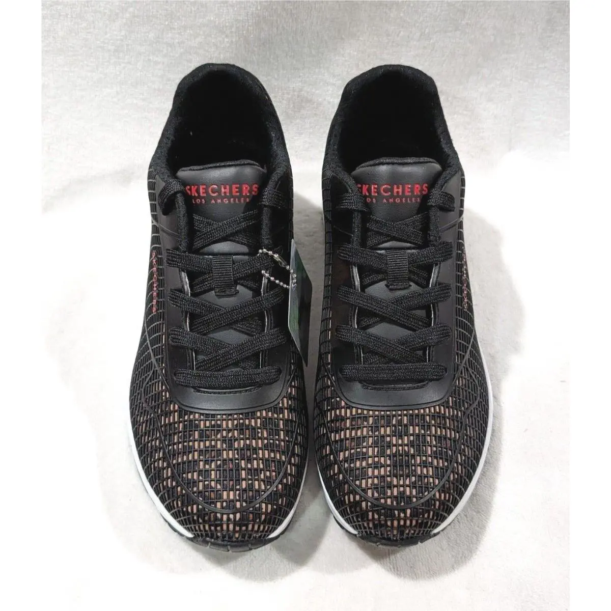 Skechers shoes - Skechers Street Uno Wild N Free - 155594 - Black/Leopard 10