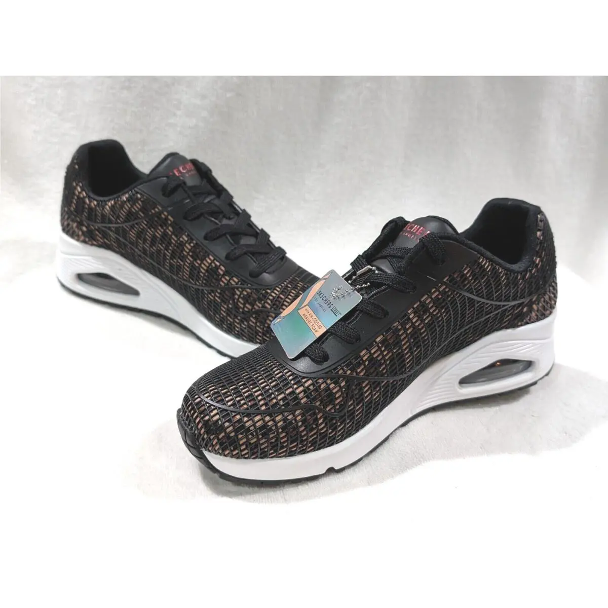 Skechers shoes - Skechers Street Uno Wild N Free - 155594 - Black/Leopard 7