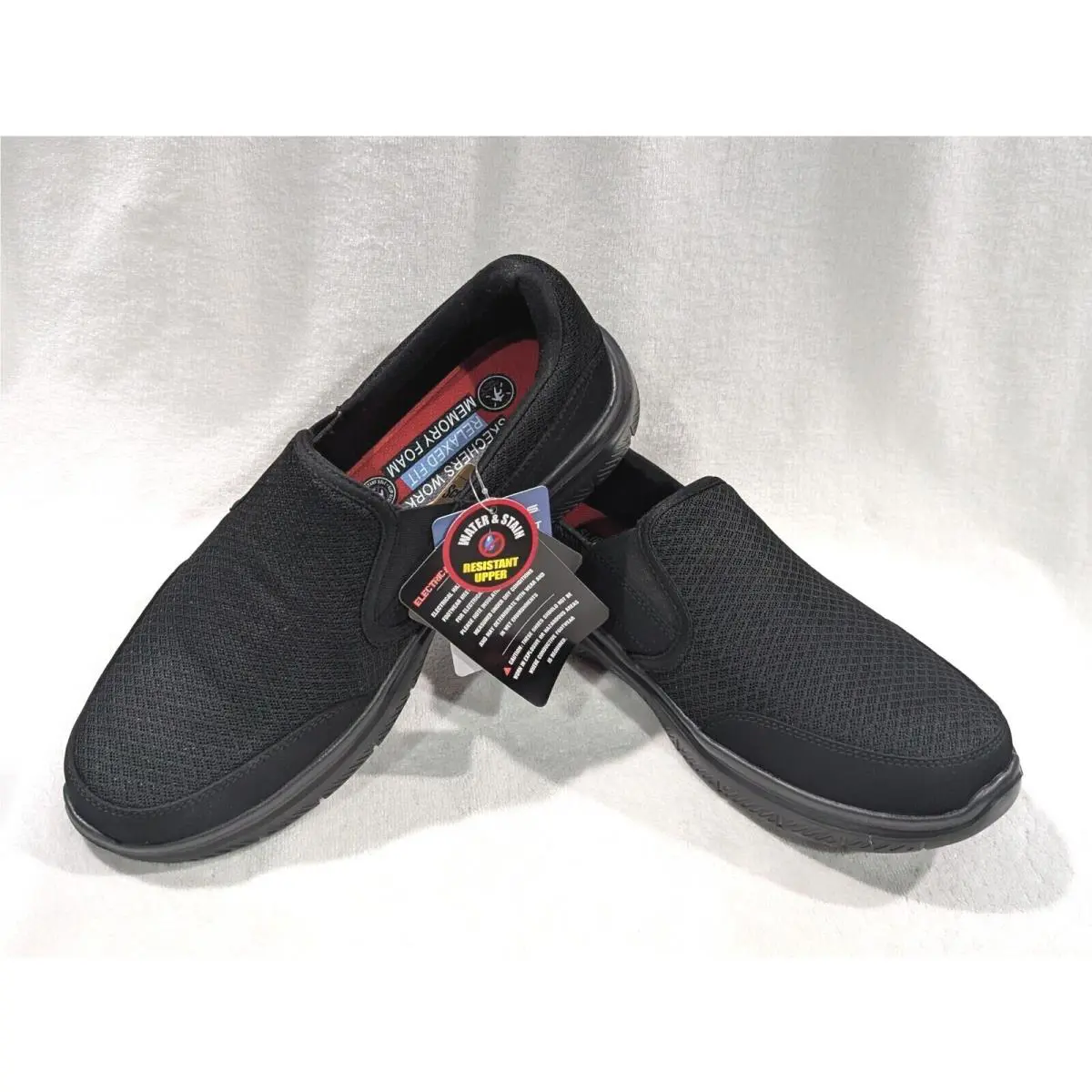 Skechers shoes - Skechers Flex Advantage SR McAllen - 77048 77048/BBK - Black 9